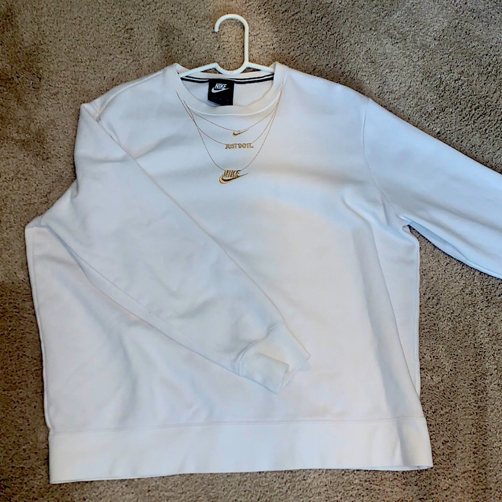 White Nike Crewneck